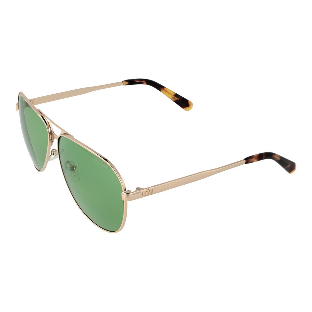 Lunettes de soleil en métal doré Guess