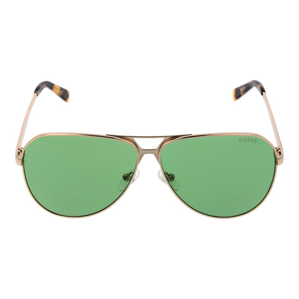 Lunettes de soleil en métal doré Guess