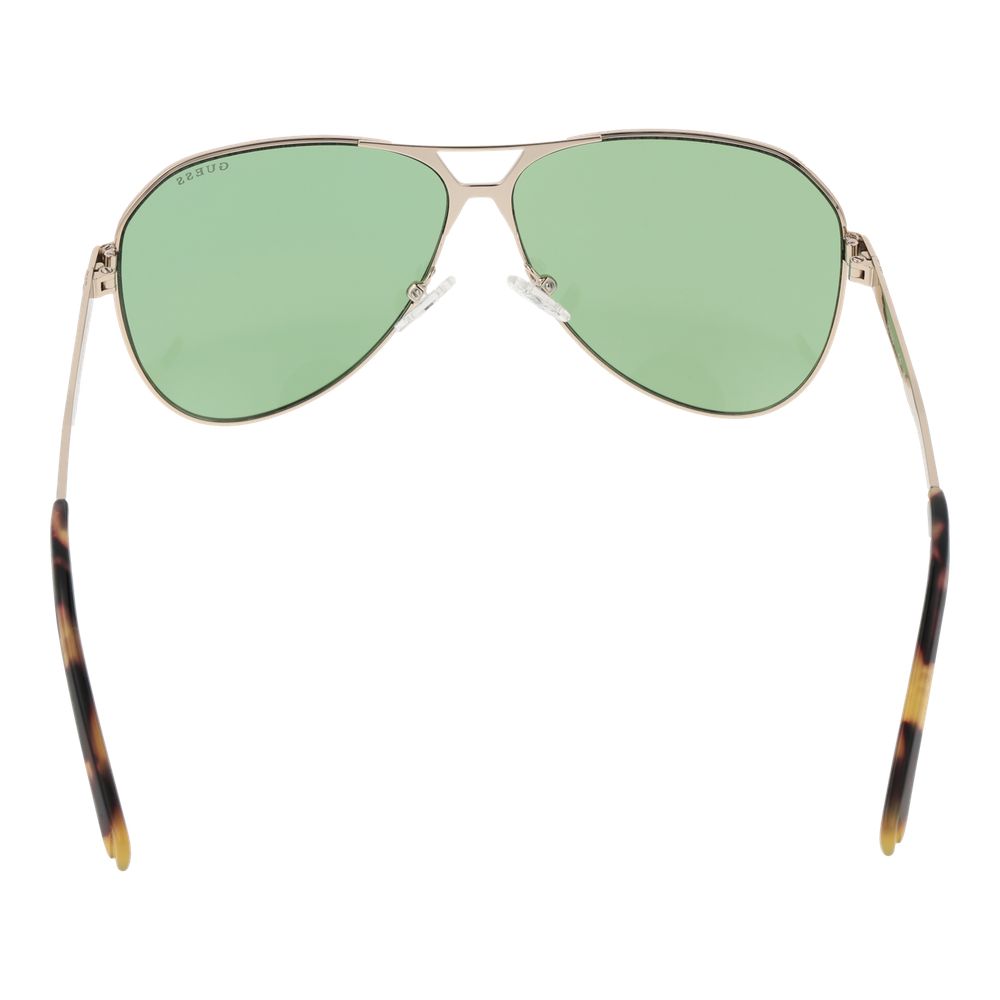Lunettes de soleil en métal doré Guess
