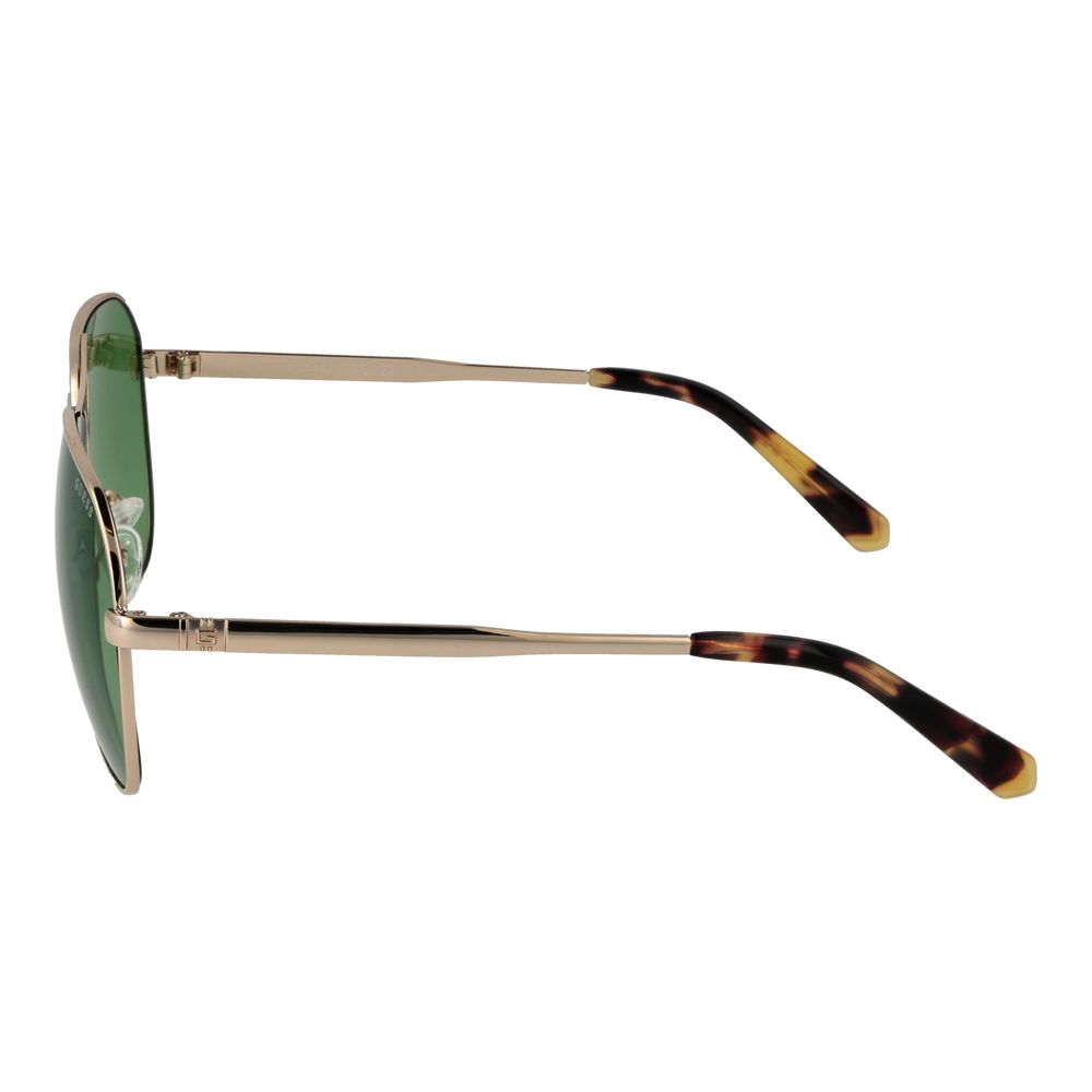 Lunettes de soleil en métal doré Guess