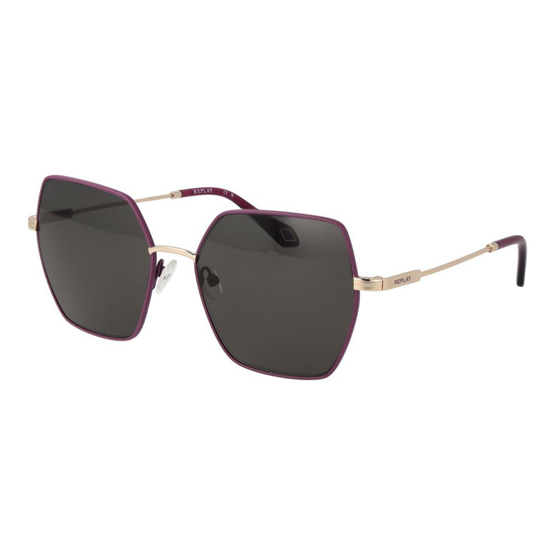 Replay Lunettes de soleil en métal multicolores pour femmes