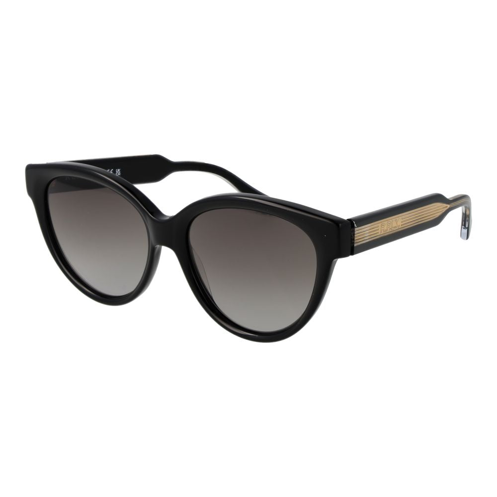 Replay Black Plastic Cat Eye Sunglasses for Women