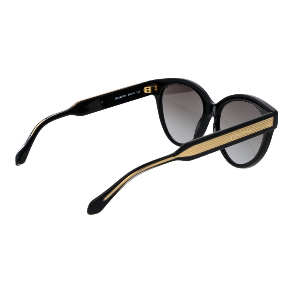 Replay Black Plastic Cat Eye Sunglasses for Women