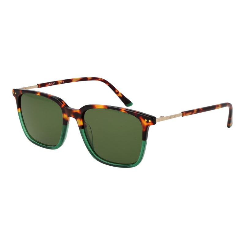 Replay Brown Plastic Sunglasses for Men