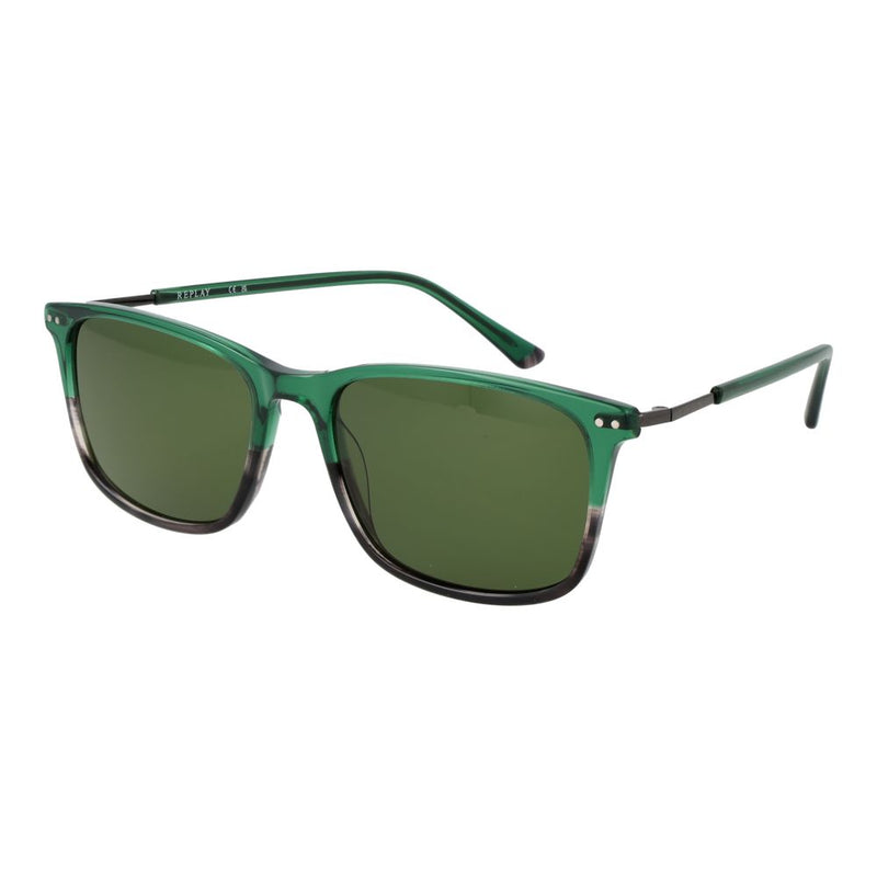 Lunettes de soleil en plastique bicolores Replay