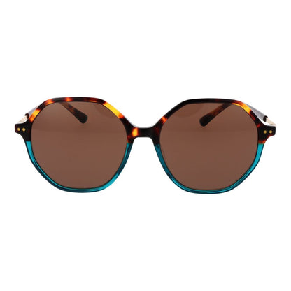 Lunettes de soleil en plastique marron Replay