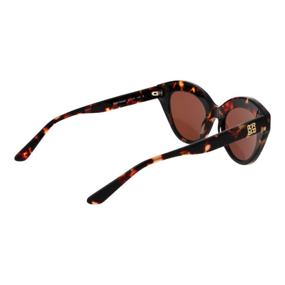 Lunettes de soleil en plastique marron Replay