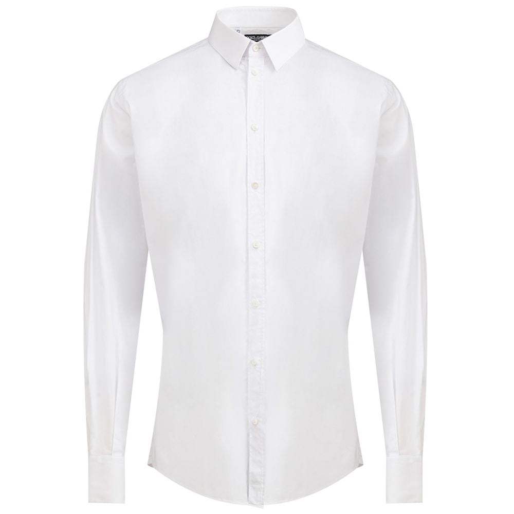 Chemise habillée blanche en coton Dolce &amp; Gabbana