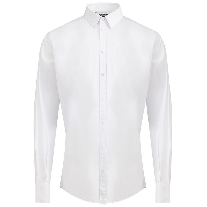 Chemise habillée blanche en coton Dolce &amp; Gabbana