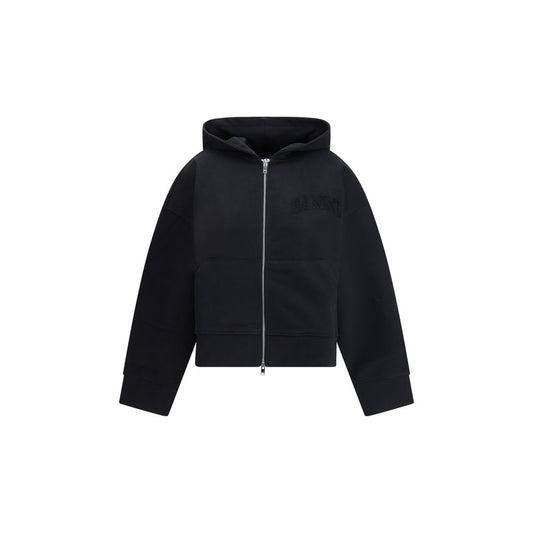 Sweat-shirt Ganni en coton noir