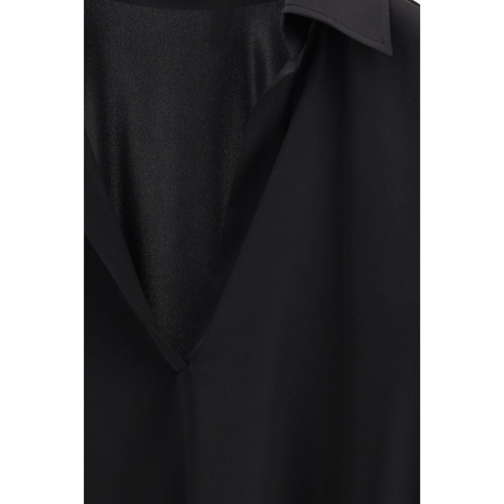 Tom Ford Black Silk Polo Shirt - Luxurious Elegance