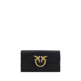 Sac bandoulière PINKO Bos Taurus en cuir de veau noir
