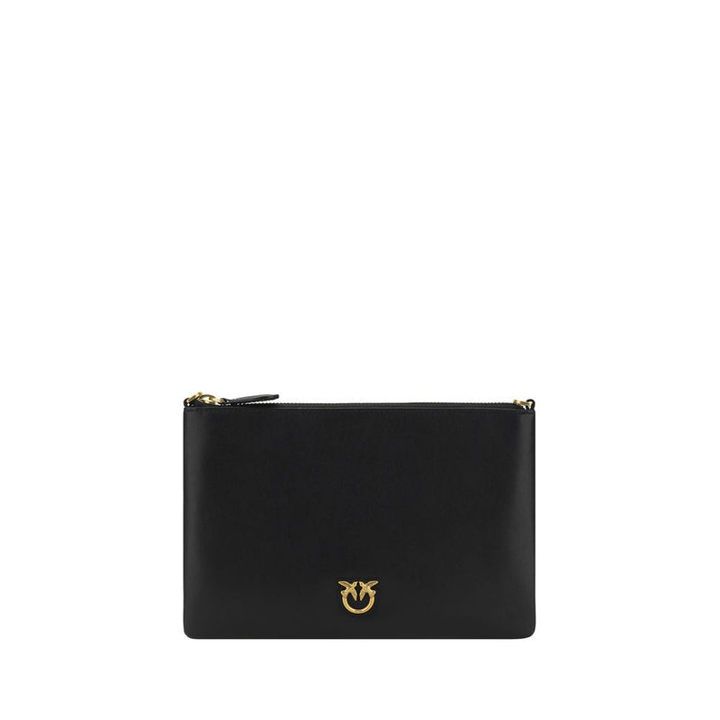 PINKO Black Leather Shoulder Bag - Elegant & Versatile