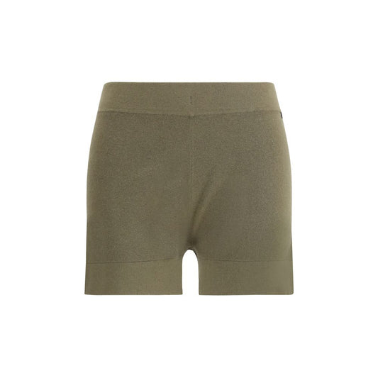 Short en cachemire extrême bicolore et coton