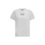 Ganni White Cotton T-Shirt - Essential Wardrobe Staple