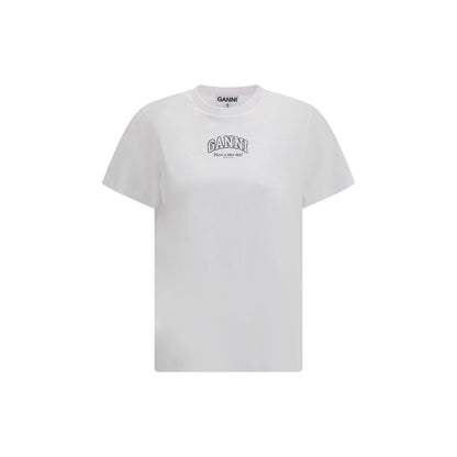 T-shirt Ganni en coton blanc
