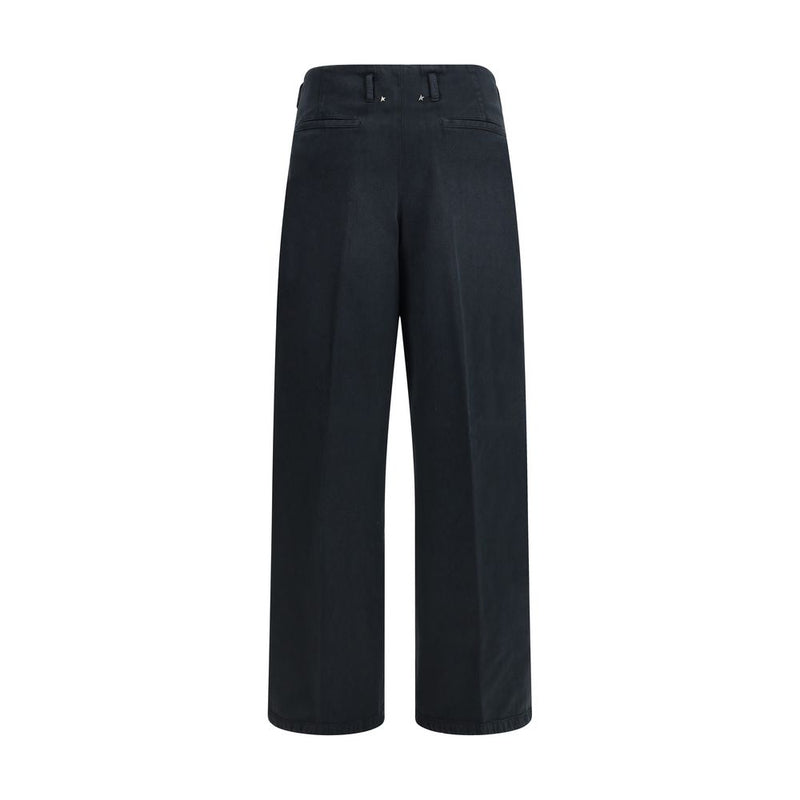 Golden Goose Black Cotton Jeans Denim - Wide Leg Design