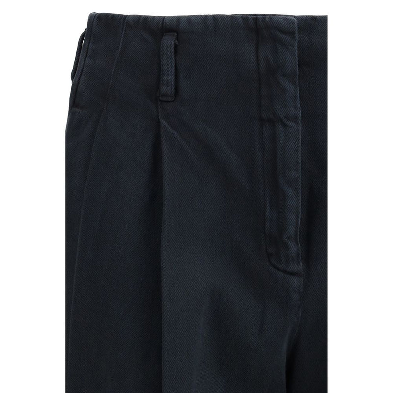 Golden Goose Black Cotton Jeans Denim - Wide Leg Design