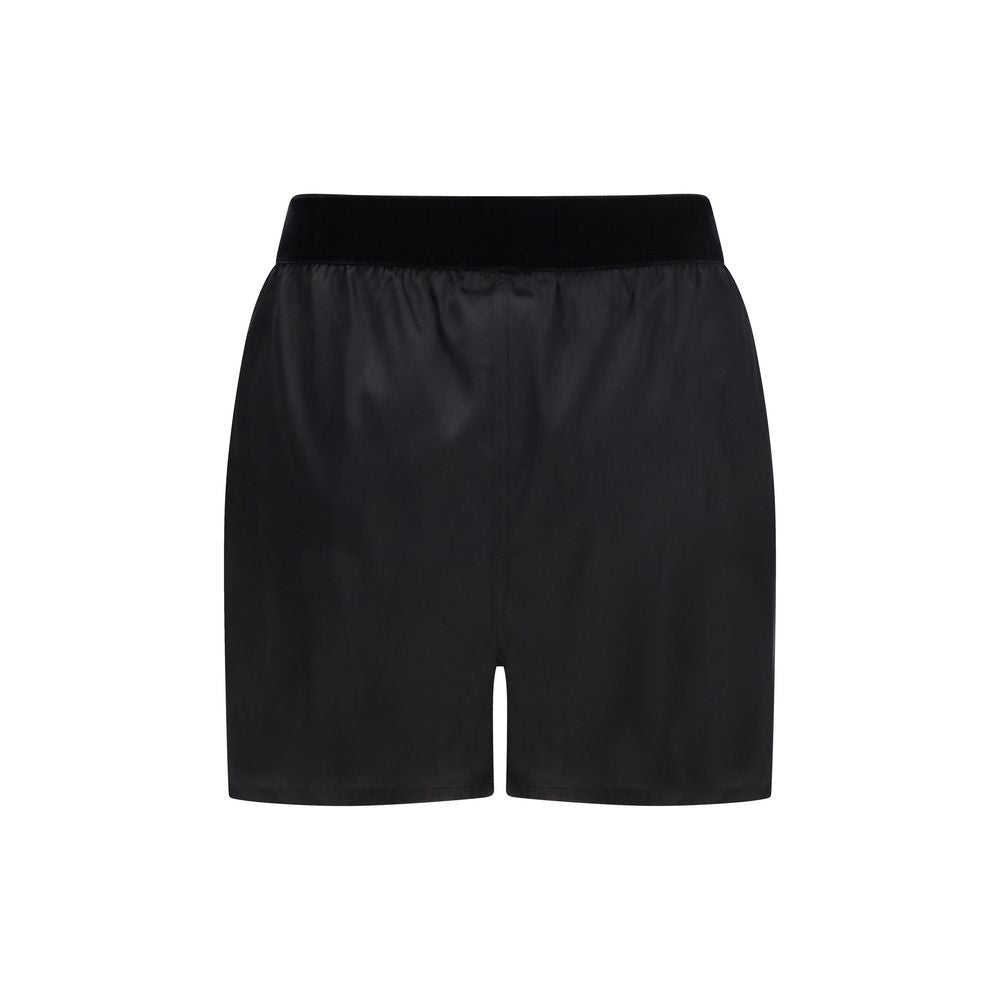 Tom Ford Bermuda Shorts en Soie Noire - Élégance et Confort