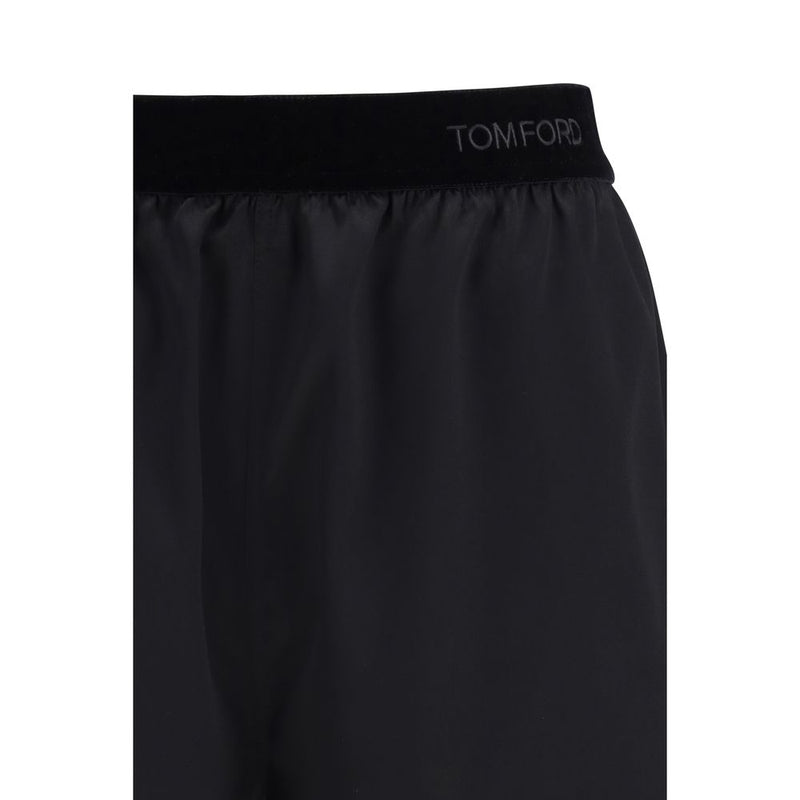 Tom Ford Black Silk Bermuda Shorts - Luxurious Comfort