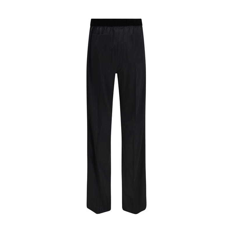 Tom Ford Black Silk Casual Pants - Elegant Stretch Fit