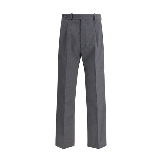 Prada grijze fleece wollen pantalon