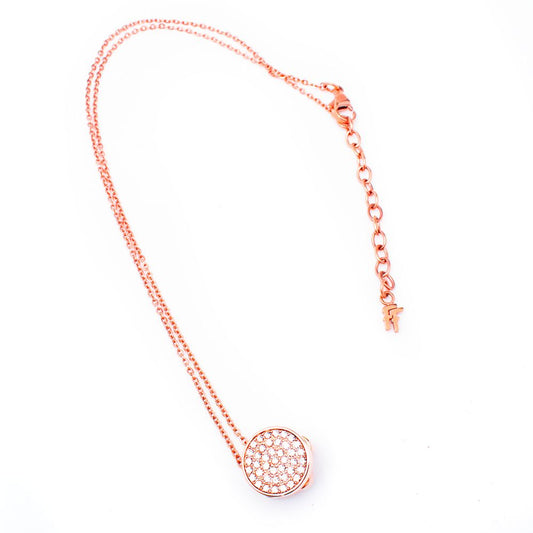 Folli Follie Pink Metal Necklace - Élégant Accessoire pour Femmes