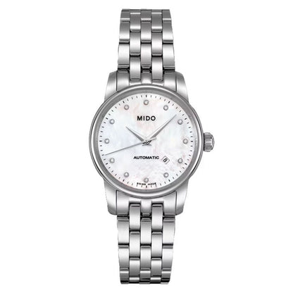 MIDO Gray Stainless Steel Dress Watch