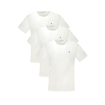 T-shirt Tommy Hilfiger blanc en coton pour homme