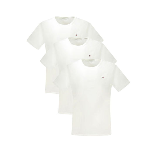 T-shirt Tommy Hilfiger blanc en coton pour homme
