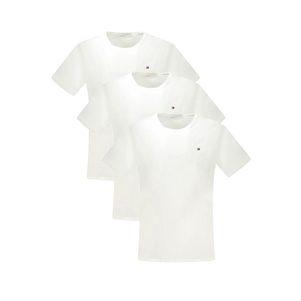 Tommy Hilfiger T-Shirt Bianco en Coton pour Homme - XL