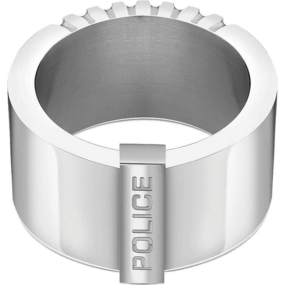 Bracelet en acier inoxydable gris police