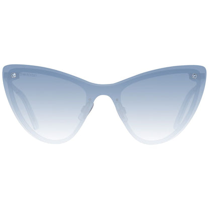 Swarovski Blue Metal Sunglasses