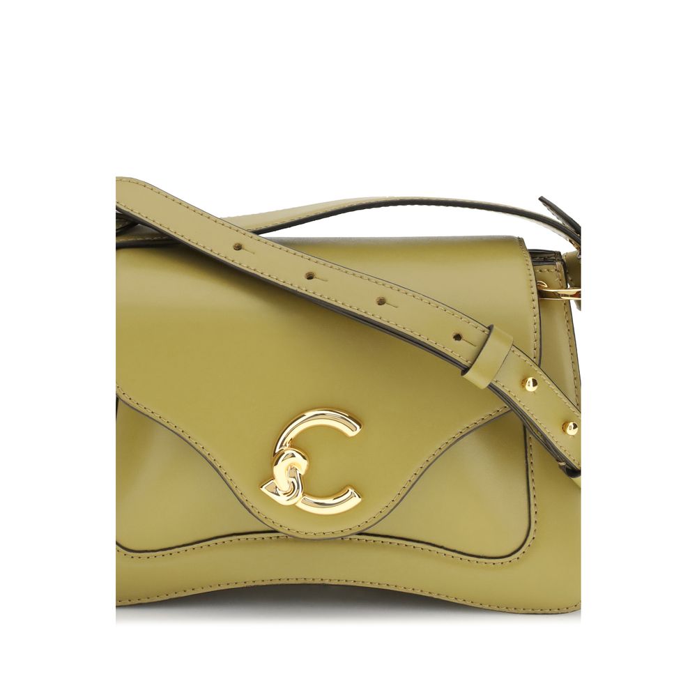 Coccinelle Bicolor Calf Leather C-Me Handbag