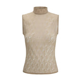 T-shirt sans manches Fendi multicolore en polyamide
