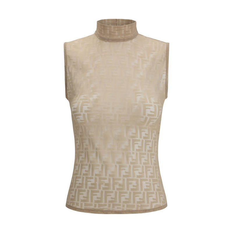 T-shirt sans manches Fendi multicolore en polyamide