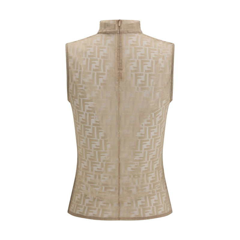 T-shirt sans manches Fendi multicolore en polyamide