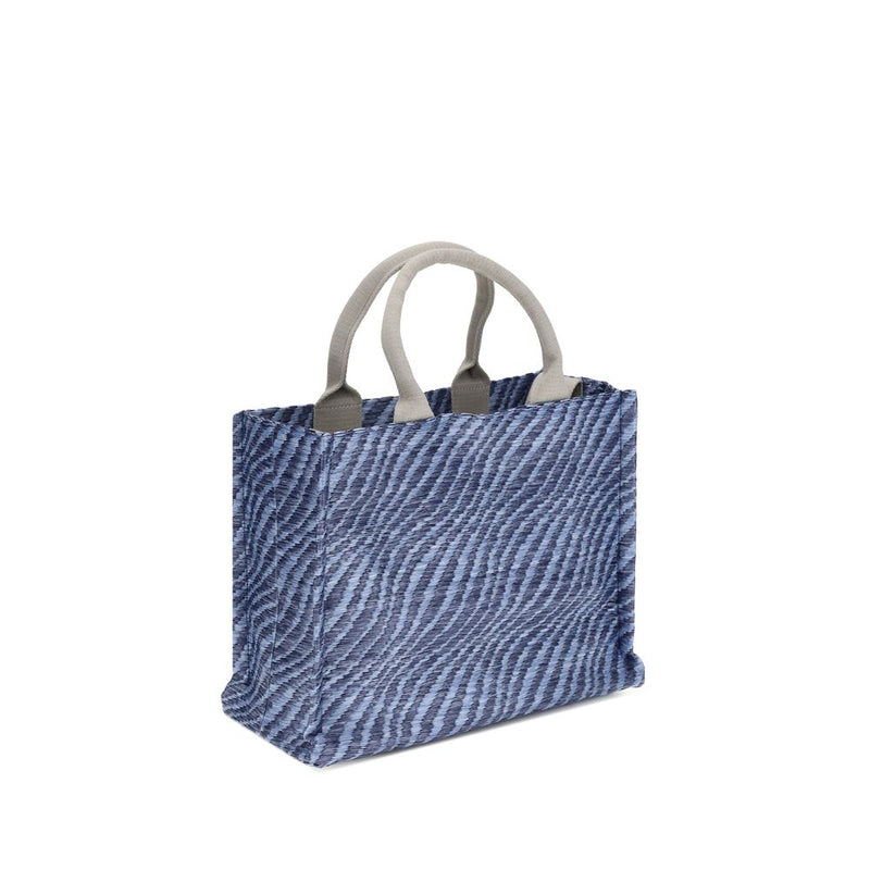 Sac à bandoulière en tissu bleu Marni