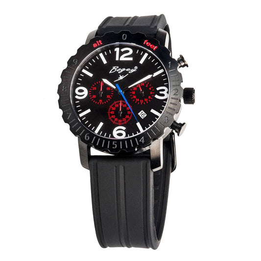 BOGEY Black Rubber Sport Watch