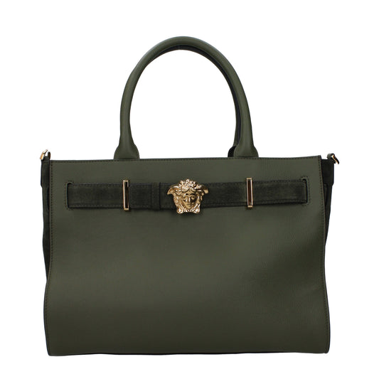 Sac à main Versace en cuir vert