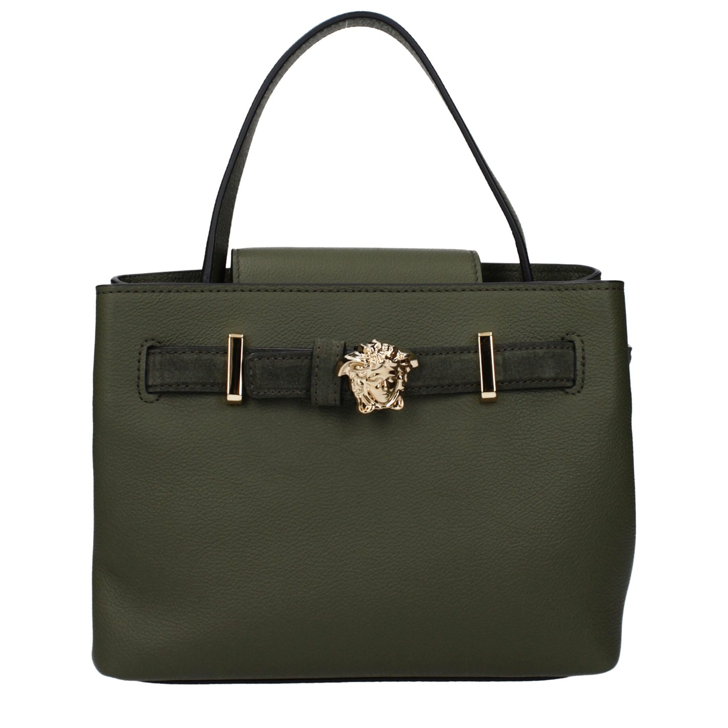 Sac à main Versace en cuir vert