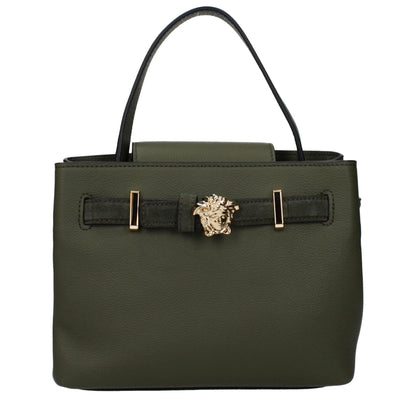 Sac à main Versace en cuir vert