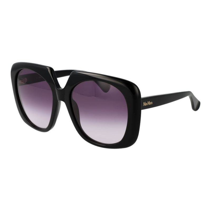 Max Mara Black Plastic Sunglasses - Chic UV Protection for Women