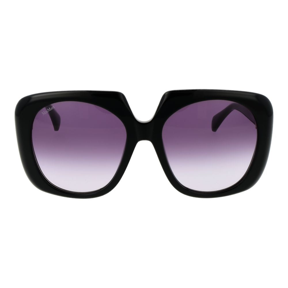 Max Mara Black Plastic Sunglasses - Luxury UV Protection