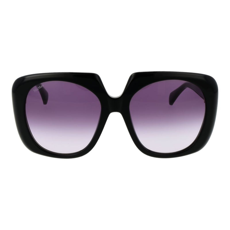 Max Mara Black Plastic Sunglasses - Chic UV Protection for Women