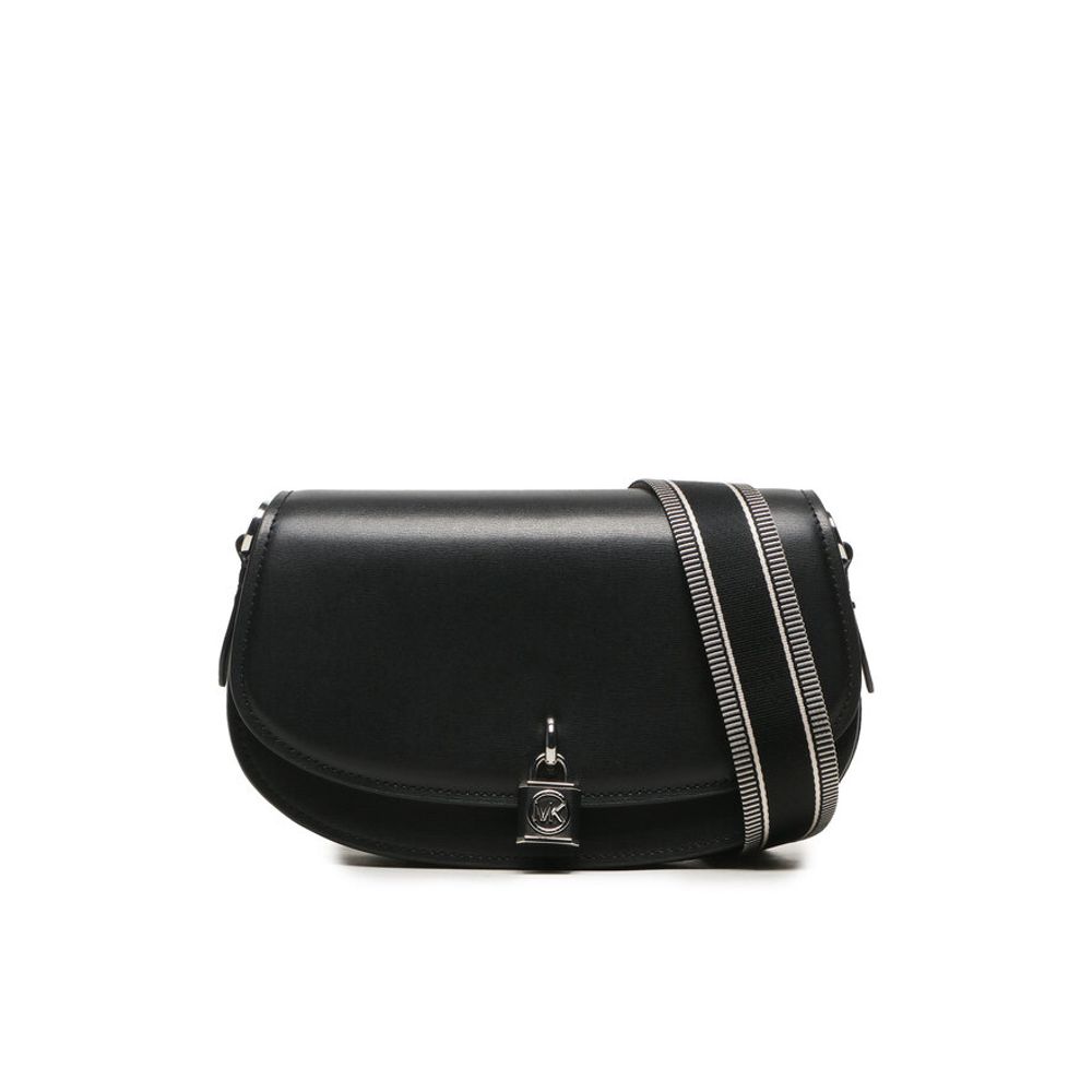 Michael Kors Black Leather Shoulder Bag