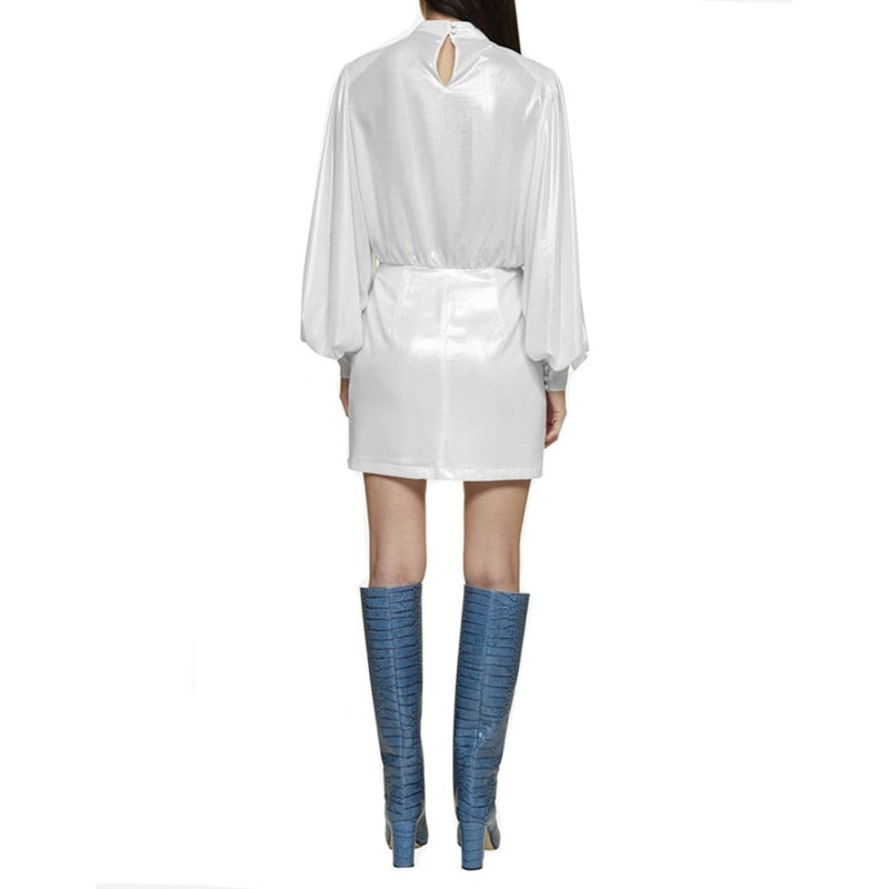 Robe Casual Blanche en Polyester pour Femmes - BLANCA VITA