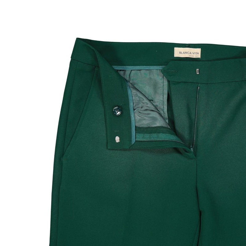 BLANCA VITA Bicolor Elastane Casual Pants for Women