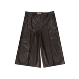 BLANCA VITA Bermuda Shorts en Polyéthylène Marron pour Femmes