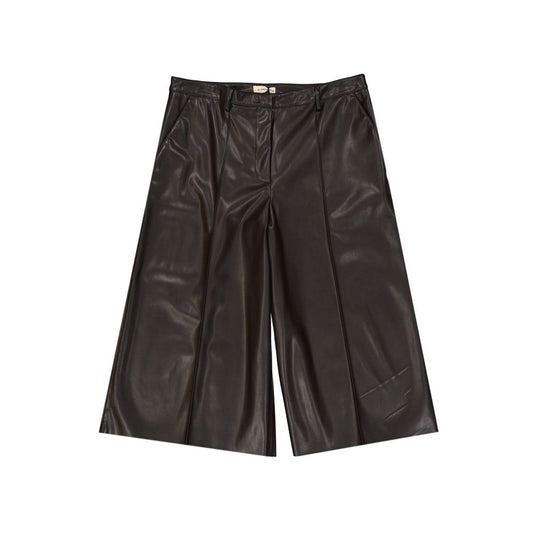BLANCA VITA Bermuda Shorts en Polyéthylène Marron pour Femmes